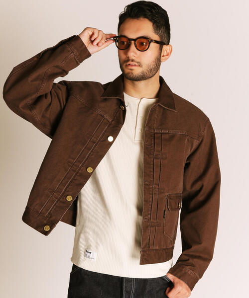 schott（ショット）の「Schott/ショット/LOT. 714J  DUCK BLANKET /ダックブランケット ジャケット（ブルゾン・メンズ・ブラウン/ブラック・L/M/2XL/XL）」の22枚目の写真