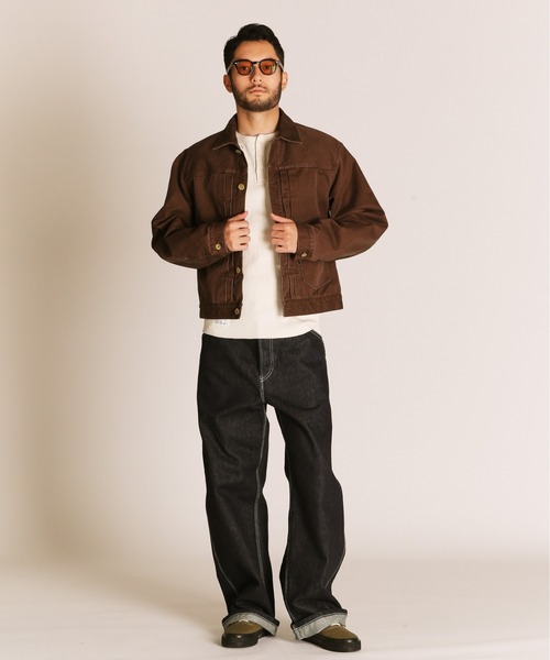 schott（ショット）の「Schott/ショット/LOT. 714J  DUCK BLANKET /ダックブランケット ジャケット（ブルゾン・メンズ・ブラウン/ブラック・L/M/2XL/XL）」の13枚目の写真