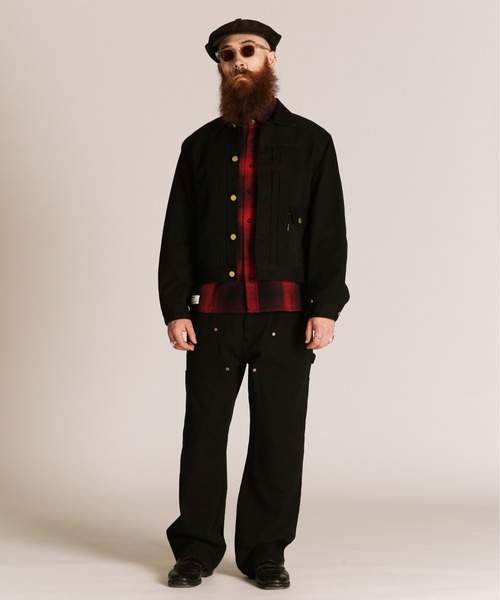 schott（ショット）の「Schott/ショット/LOT. 714J  DUCK BLANKET /ダックブランケット ジャケット（ブルゾン・メンズ・ブラウン/ブラック・L/M/2XL/XL）」の11枚目の写真