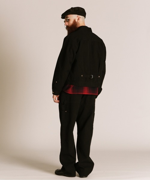 schott（ショット）の「Schott/ショット/LOT. 714J  DUCK BLANKET /ダックブランケット ジャケット（ブルゾン・メンズ・ブラウン/ブラック・L/M/2XL/XL）」の12枚目の写真