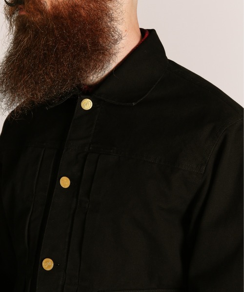 schott（ショット）の「Schott/ショット/LOT. 714J  DUCK BLANKET /ダックブランケット ジャケット（ブルゾン・メンズ・ブラウン/ブラック・L/M/2XL/XL）」の7枚目の写真