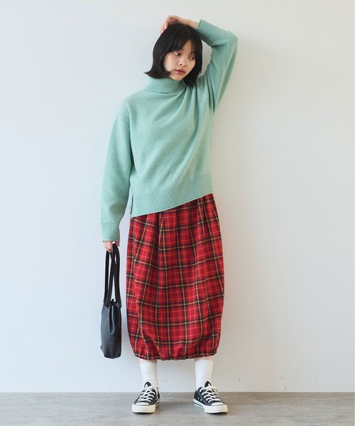 セール】ジーロンラム タートルネックプルオーバー（ニット/セーター