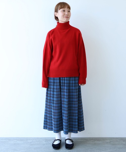 セール】ジーロンラム タートルネックプルオーバー（ニット/セーター