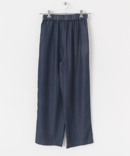 URBAN RESEARCH DOORS（アーバンリサーチドアーズ）の「リヨセルデニムイージーパンツ（デニムパンツ・レディース・インディゴブルー/ブラック・MEDIUM/SMALL）」の13枚目の写真