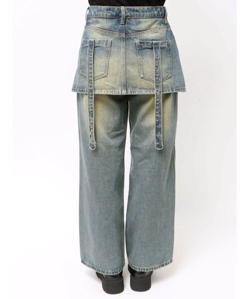 jouetie(ジュエティ)の「スカートドッキングルーズデニムパンツ(デニムパンツ・レディース・ブラウン/ブルー/ブラック・MEDIUM)」の18枚目の写真