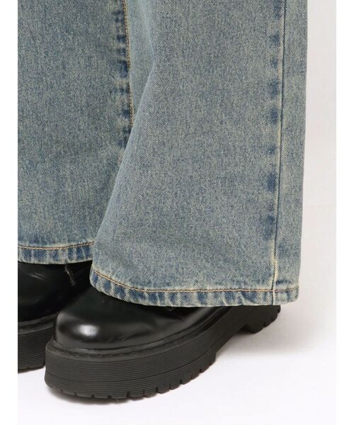 jouetie(ジュエティ)の「スカートドッキングルーズデニムパンツ(デニムパンツ・レディース・ブラウン/ブルー/ブラック・MEDIUM)」の15枚目の写真