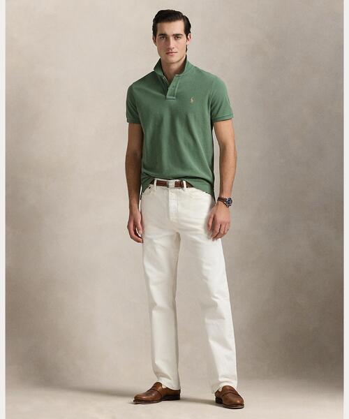 POLO RALPH LAUREN（ポロ ラルフ ローレン）の「カスタム スリム フィット メッシュ ポロシャツ（ポロシャツ・メンズ・グリーン・L/M/S/XS/XL/XXL）」の2枚目の写真