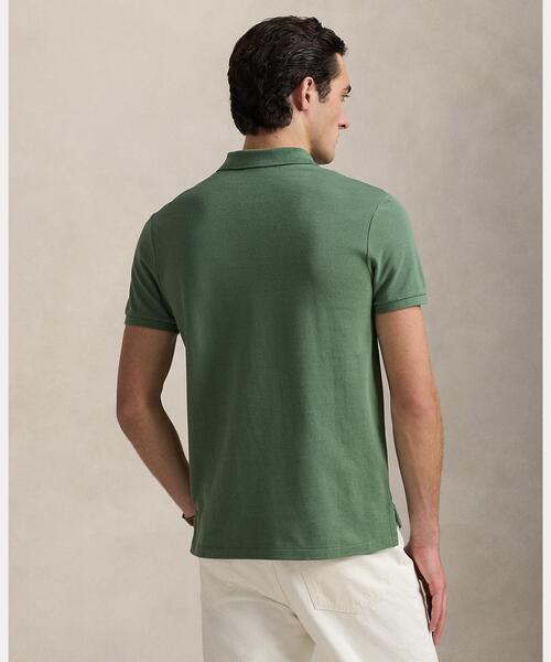 POLO RALPH LAUREN（ポロ ラルフ ローレン）の「カスタム スリム フィット メッシュ ポロシャツ（ポロシャツ・メンズ・グリーン・L/M/S/XS/XL/XXL）」の3枚目の写真