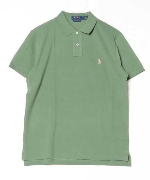 POLO RALPH LAUREN（ポロ ラルフ ローレン）の「カスタム スリム フィット メッシュ ポロシャツ（ポロシャツ・メンズ・グリーン・L/M/S/XS/XL/XXL）」の5枚目の写真