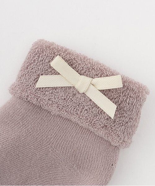 petit main(プティマイン)の「BABY3Pソックス(ベビーシューズ/ベビーソックス・キッズ・ライトピンク/ラベンダー/ネイビー/ライトカーキ・9-11cm/11-13cm)」の5枚目の写真