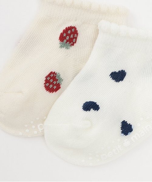 petit main(プティマイン)の「BABY3Pソックス(ベビーシューズ/ベビーソックス・キッズ・ライトピンク/ラベンダー/ネイビー/ライトカーキ・9-11cm/11-13cm)」の8枚目の写真
