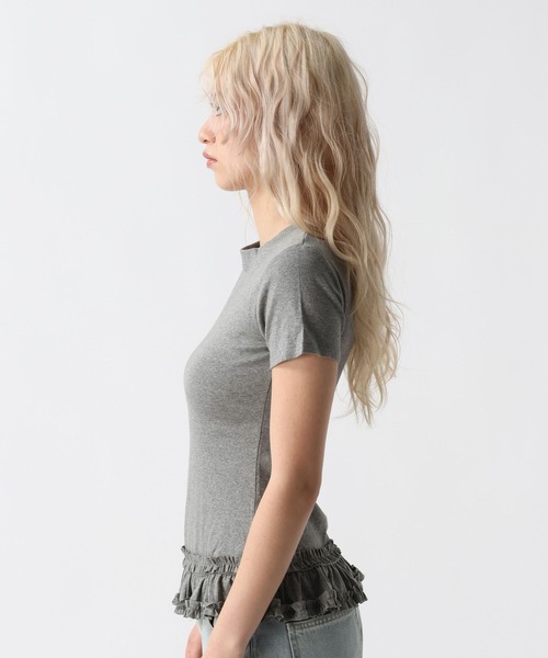 FOREVER 21(フォーエバー トゥエンティーワン)の「【2025SS】キャミレイヤードフリルT(Tシャツ/カットソー・レディース・オフホワイト/グレー/ブラック・FREE)」の21枚目の写真