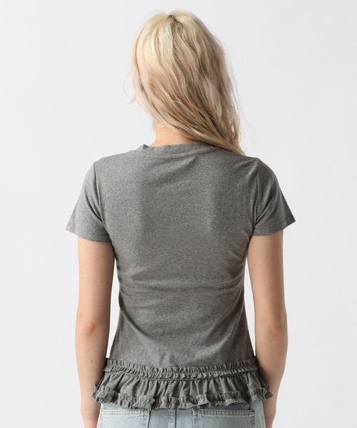 FOREVER 21(フォーエバー トゥエンティーワン)の「【2025SS】キャミレイヤードフリルT(Tシャツ/カットソー・レディース・オフホワイト/グレー/ブラック・FREE)」の22枚目の写真