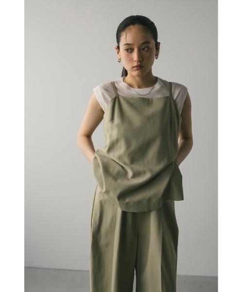 新品⭐︎リネンミックスレイヤードオールインワン STYLEMIXER | リネンミックスレイヤードオールインワン