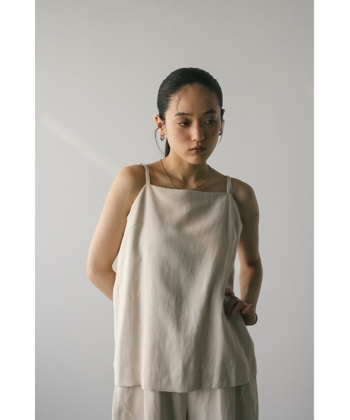 セール】リネンミックスレイヤードオールインワン（つなぎ