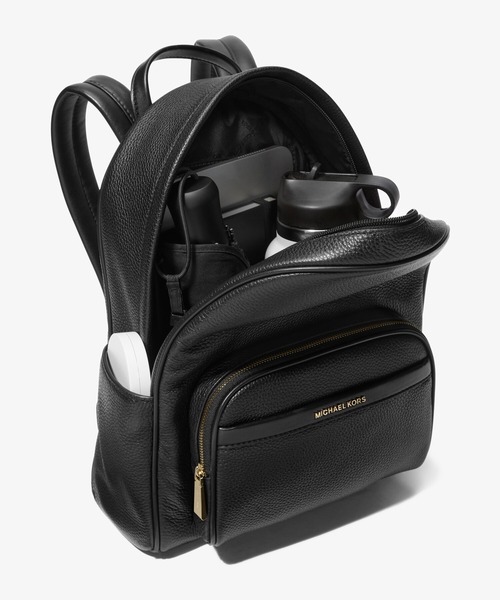 MICHAEL KORS(マイケルコース)の「BEX ペブルレザー バックパック ミディアム(バックパック/リュック・レディース・ブラック・FREE)」の4枚目の写真