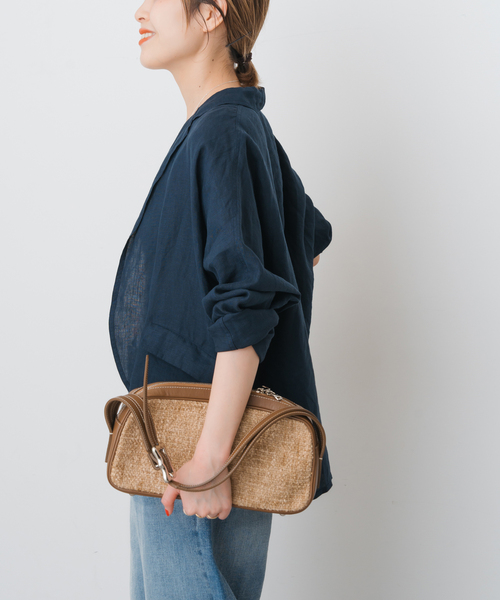 Ticca リネンシャツジャケット　黒 WOMEN】TICCA コットンリネンシャツジャケット – AMERICAN RAG CIE