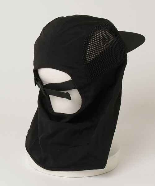 POLeR OUTDOOR STUFF（ポーラーアウトドアスタッフ）の「POLER OUTDOOR STUFF / ポーラアウトドアスタッフ：SUNGUARD SURF CAP：251MCV0151[AST]（キャップ・メンズ・ブラック・FREE）」の2枚目の写真