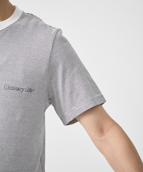 SHINYAKOZUKA(シンヤコヅカ)の「別注 ORDINARY COMPACT TEE BORDER(Tシャツ/カットソー・メンズ・ブラック/ホワイト・M/S)」の8枚目の写真
