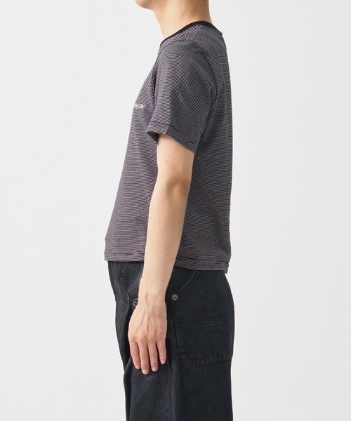 SHINYAKOZUKA(シンヤコヅカ)の「別注 ORDINARY COMPACT TEE BORDER(Tシャツ/カットソー・メンズ・ブラック/ホワイト・M/S)」の12枚目の写真