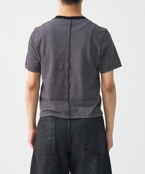 SHINYAKOZUKA(シンヤコヅカ)の「別注 ORDINARY COMPACT TEE BORDER(Tシャツ/カットソー・メンズ・ブラック/ホワイト・M/S)」の13枚目の写真