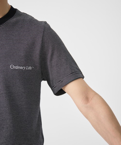 SHINYAKOZUKA(シンヤコヅカ)の「別注 ORDINARY COMPACT TEE BORDER(Tシャツ/カットソー・メンズ・ブラック/ホワイト・M/S)」の15枚目の写真
