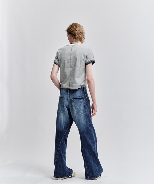 SHINYAKOZUKA(シンヤコヅカ)の「別注 ORDINARY COMPACT TEE BORDER(Tシャツ/カットソー・メンズ・ブラック/ホワイト・M/S)」の21枚目の写真