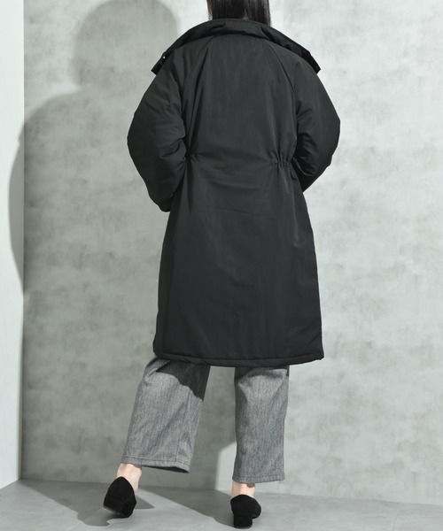 INTERPLANET（インタープラネット）の「ウ゛ィンテージクロスＺＩＰロングコート（その他アウター・レディース・キャメル/ブラック/グレイッシュベージュ・FREE）」の7枚目の写真