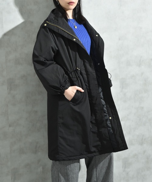 INTERPLANET（インタープラネット）の「ウ゛ィンテージクロスＺＩＰロングコート（その他アウター・レディース・キャメル/ブラック/グレイッシュベージュ・FREE）」の12枚目の写真