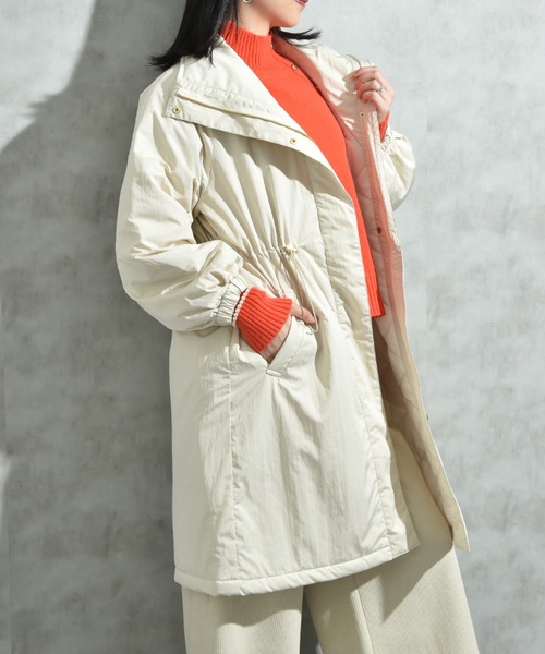 INTERPLANET（インタープラネット）の「ウ゛ィンテージクロスＺＩＰロングコート（その他アウター・レディース・キャメル/ブラック/グレイッシュベージュ・FREE）」の19枚目の写真