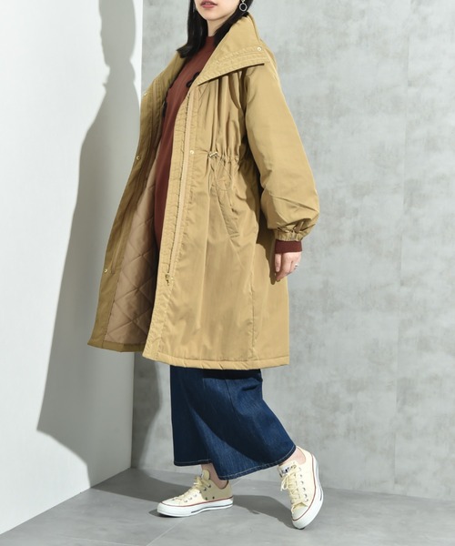 INTERPLANET（インタープラネット）の「ウ゛ィンテージクロスＺＩＰロングコート（その他アウター・レディース・キャメル/ブラック/グレイッシュベージュ・FREE）」の21枚目の写真