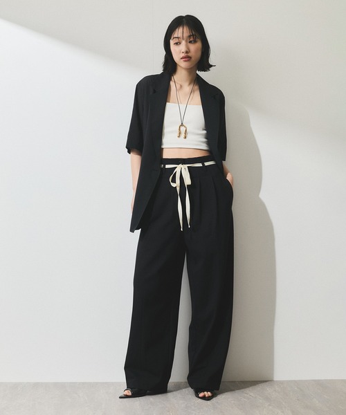 ハイウエストカーブパンツ WEB限定】ハイウエストカーブパンツ（その他パンツ）｜ADAM ET ROPE