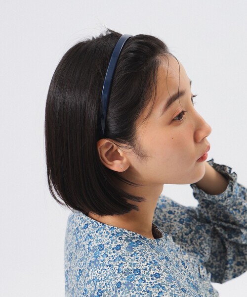 BEAMS BOY（ビームスボーイ）の「【1/15再値下げ】カチューシャ（カチューシャ・レディース・ネイビー/ブラック・ONE SIZE）」の2枚目の写真