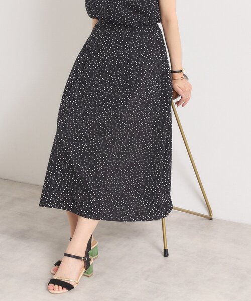 ITS'DEMO（イッツデモ）の「【UVカット／速乾／冷感／洗濯機OK／洗濯後しわになりにくい】麻調ストレッチタックスカート＜ラク服シリーズ＞（スカート・レディース・サックスブルー系/ブラック系/ネイビー/ホワイト系3・00）」の18枚目の写真