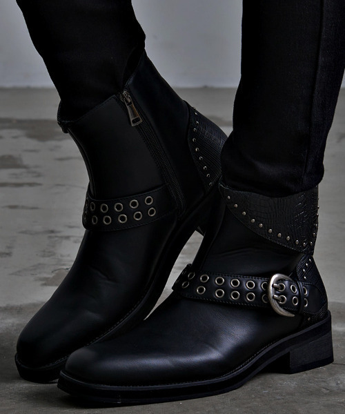 『SILVER BULLET SELECT AC/シルバーバレットセレクト』スタッズベルトブーツ