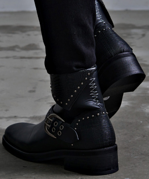 『SILVER BULLET SELECT AC/シルバーバレットセレクト』スタッズベルトブーツ