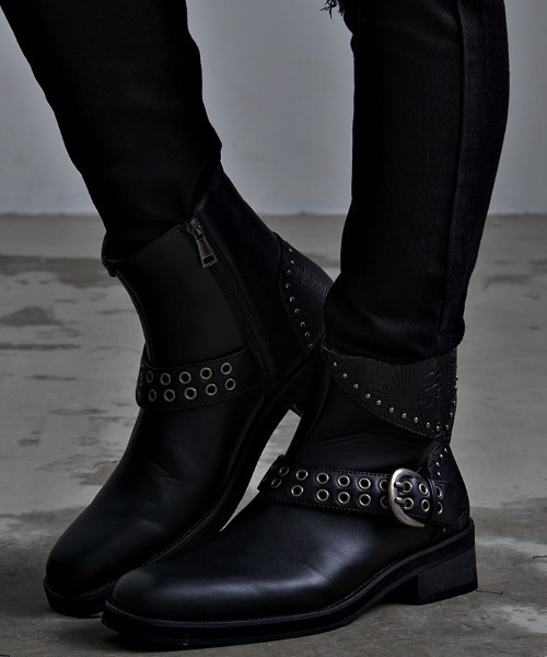『SILVER BULLET SELECT AC/シルバーバレットセレクト』スタッズベルトブーツ
