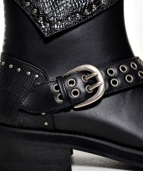『SILVER BULLET SELECT AC/シルバーバレットセレクト』スタッズベルトブーツ