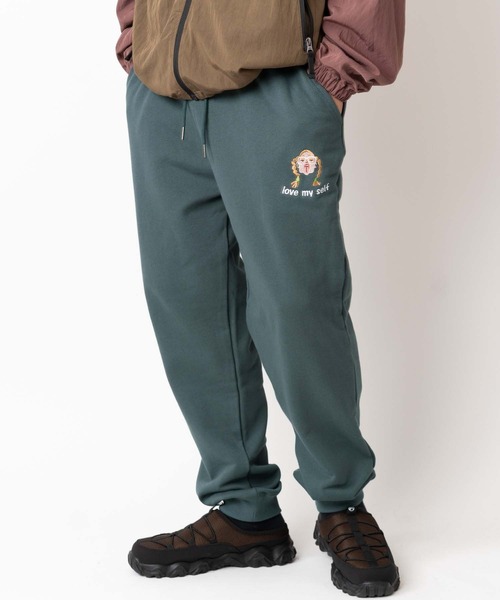 TK_Ruです！ 10.3oz love my selfスウェットパンツ | ジムマスター（gym