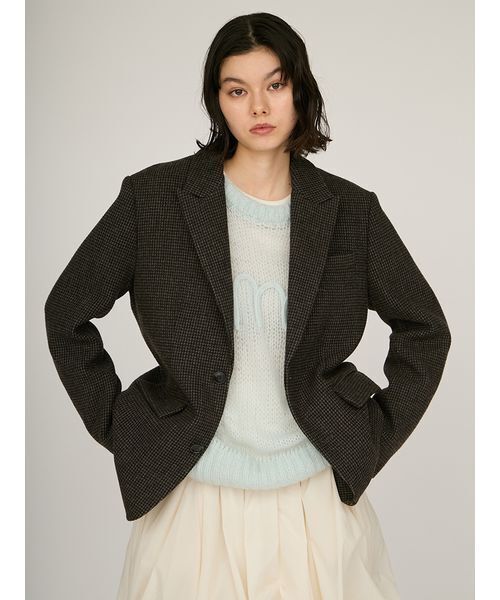 ウールチェックジャケット（テーラードジャケット）｜emmi（エミ）の