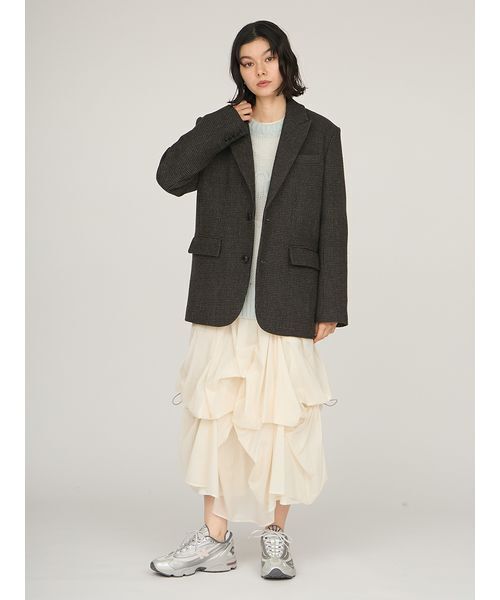 ウールチェックジャケット（テーラードジャケット）｜emmi（エミ）の