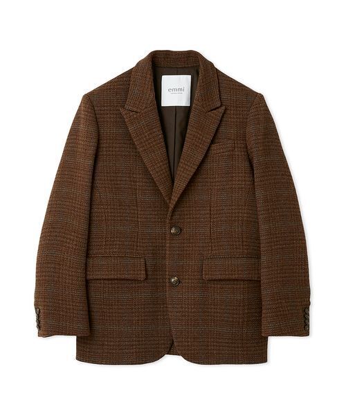 emmi ウールチェックジャケット ウールチェックジャケット（テーラードジャケット）｜emmi（エミ）の