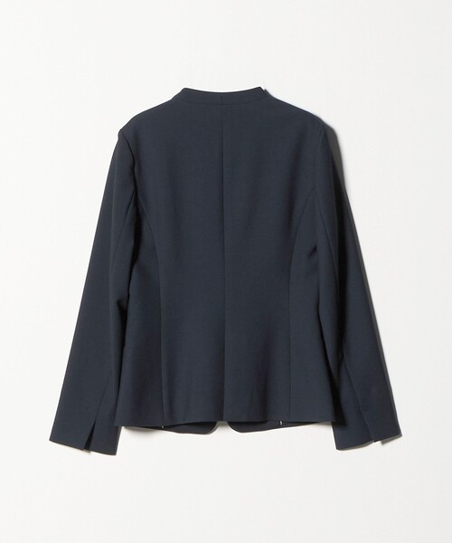 セール】ダブルクロス ノーラペル ジャケット ウォッシャブル