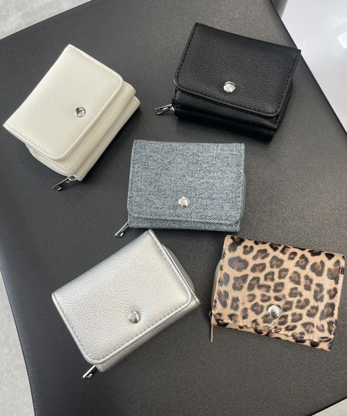 WEGO（ウィゴー）の「WEGO/シンプルフラップミニウォレット（財布・レディース・ブラック/その他1/ブルー系その他/シルバー/オフホワイト/その他2/その他3・FREE）」の20枚目の写真