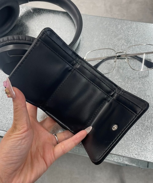 WEGO（ウィゴー）の「WEGO/シンプルフラップミニウォレット（財布・レディース・ブラック/その他1/ブルー系その他/シルバー/オフホワイト/その他2/その他3・FREE）」の19枚目の写真