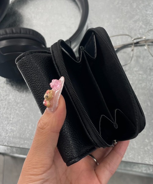 WEGO（ウィゴー）の「WEGO/シンプルフラップミニウォレット（財布・レディース・ブラック/その他1/ブルー系その他/シルバー/オフホワイト/その他2/その他3・FREE）」の13枚目の写真