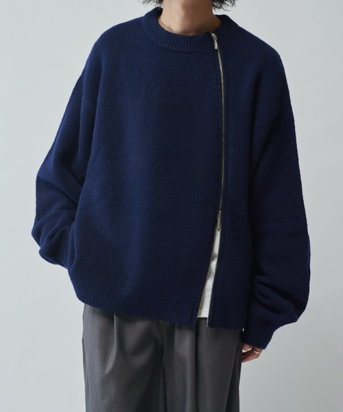 【専用】【新品未使用】LARDINI クルーネック　長袖ニット　ウール　ネイビー クルーネックニット【SCAGLIONE】|ネミカ | レリアン公式オンラインストア