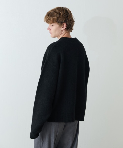 LUI,S　ルイス　ニットダッフル　新品未使用品 スプレープリントクルーネックニット（ニット/セーター）｜Lui's