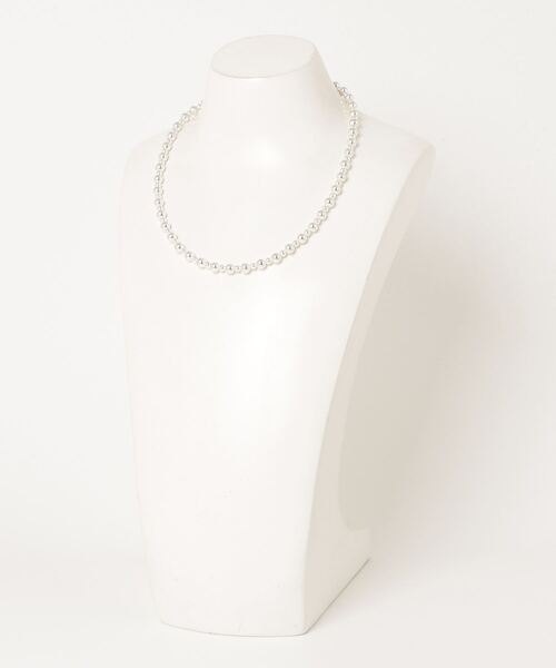 ERICKA NICOLAS BEGAY(エリッカ ニコラス ビゲイ)の「【ERICKA NICOLAS BEGAY】 NAVAJO PEARL NECKLACE / 4×6-45(ネックレス・メンズ・シルバー系2/シルバー系1・45cm)」の3枚目の写真