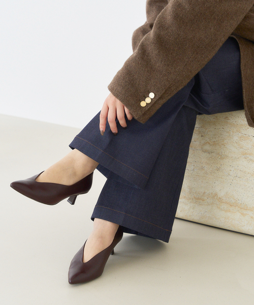 セール】《追加3》4.5cmポインテッドハイバンプパンプス（パンプス